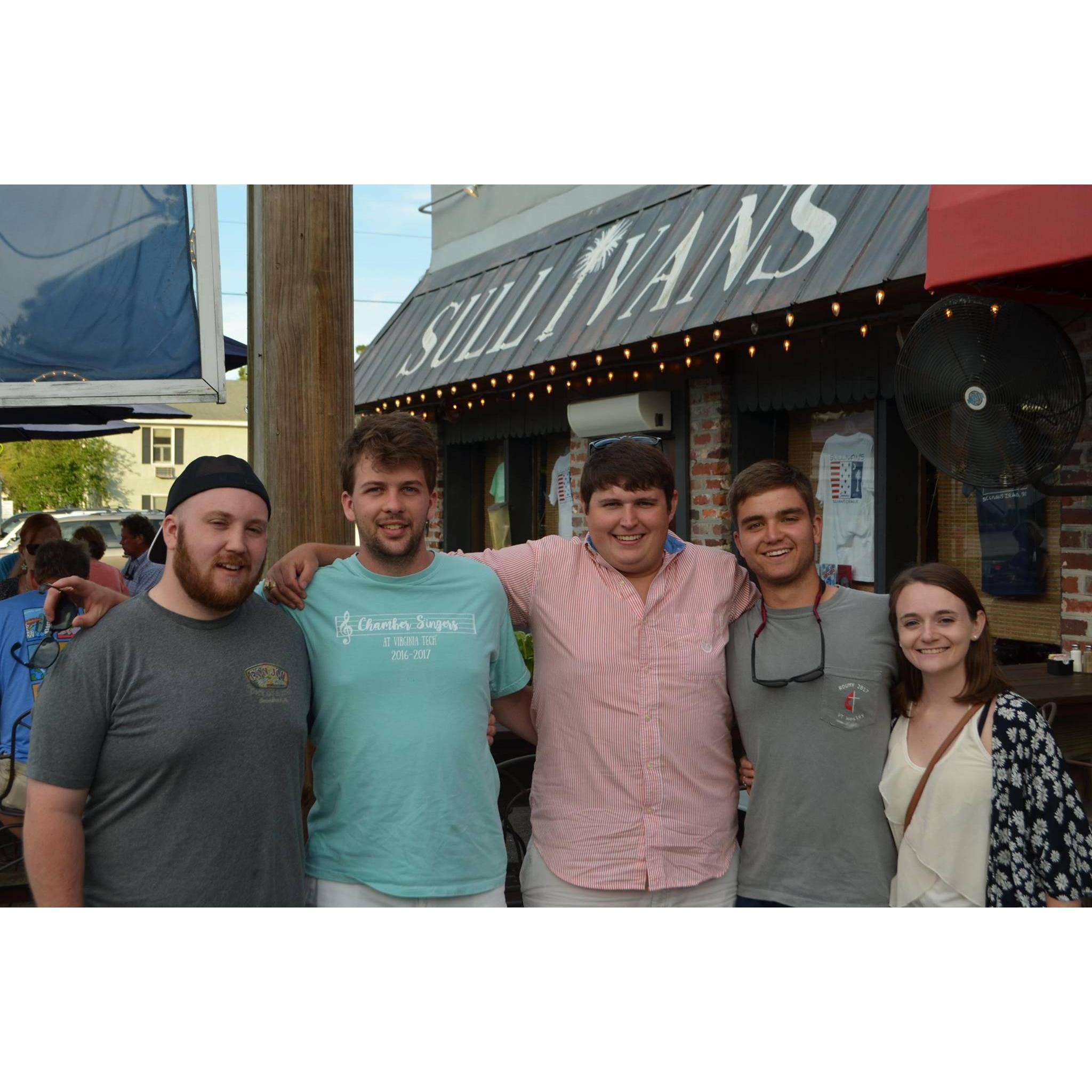 Virginia Tech friends take on the island life - 2017