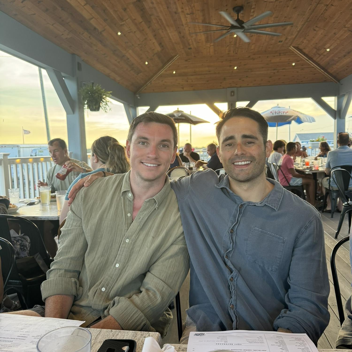 Brian and John dinner