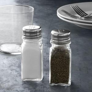 Williams Sonoma Open Kitchen Glass Salt & Pepper Shakers