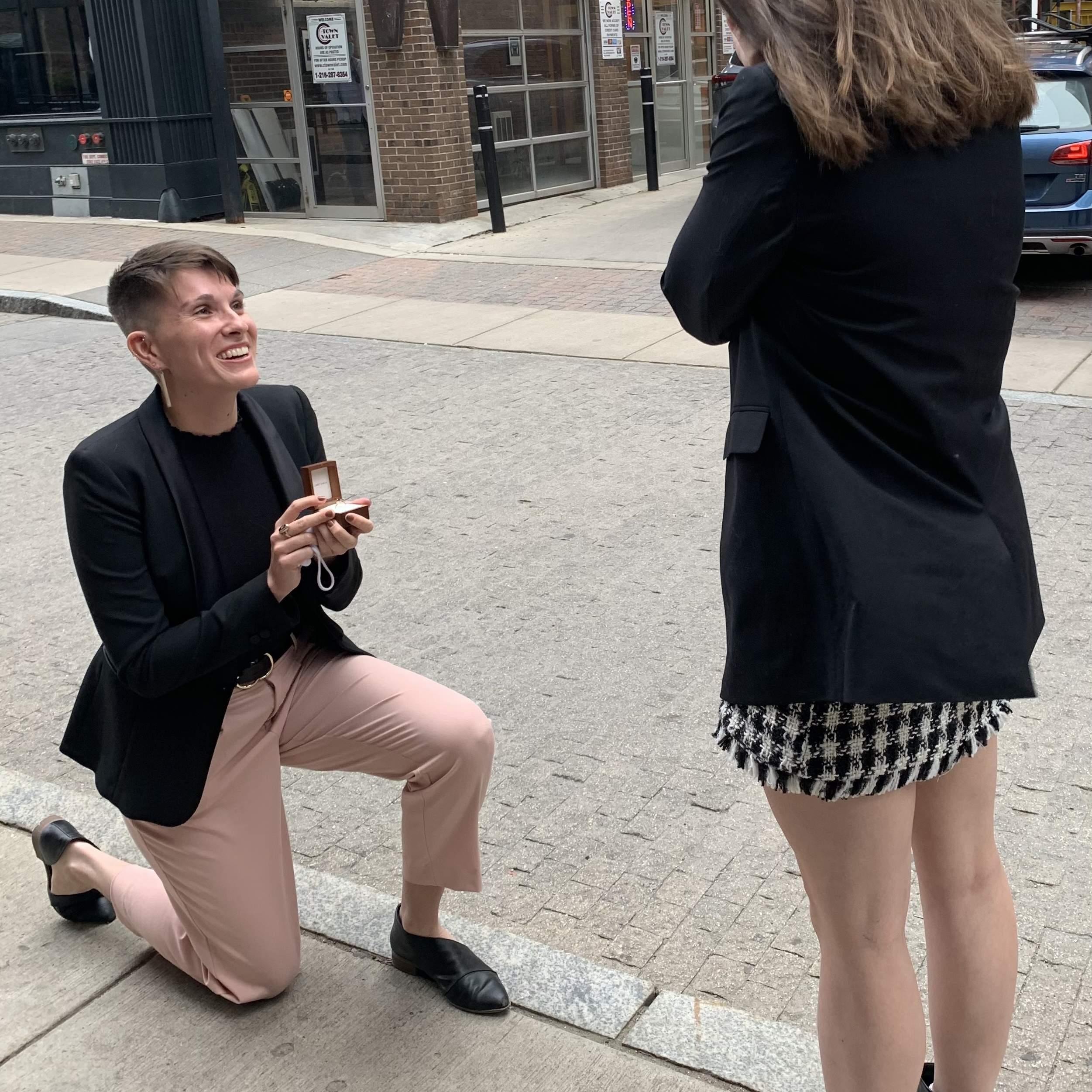She said yes!
