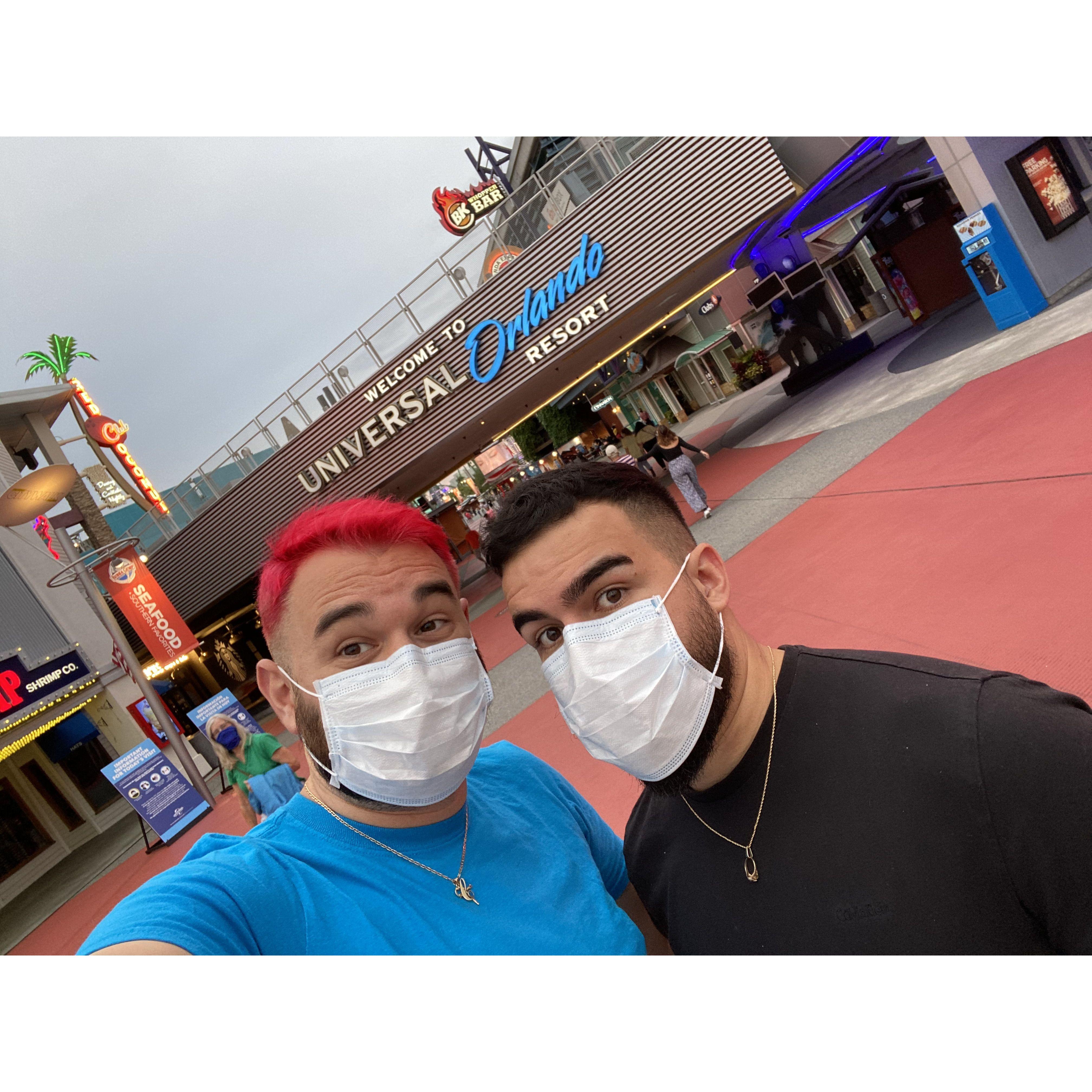 Getting to return to CityWalk for the first time since everything shut down due to Covid. (The first feeling of normalcy returning)