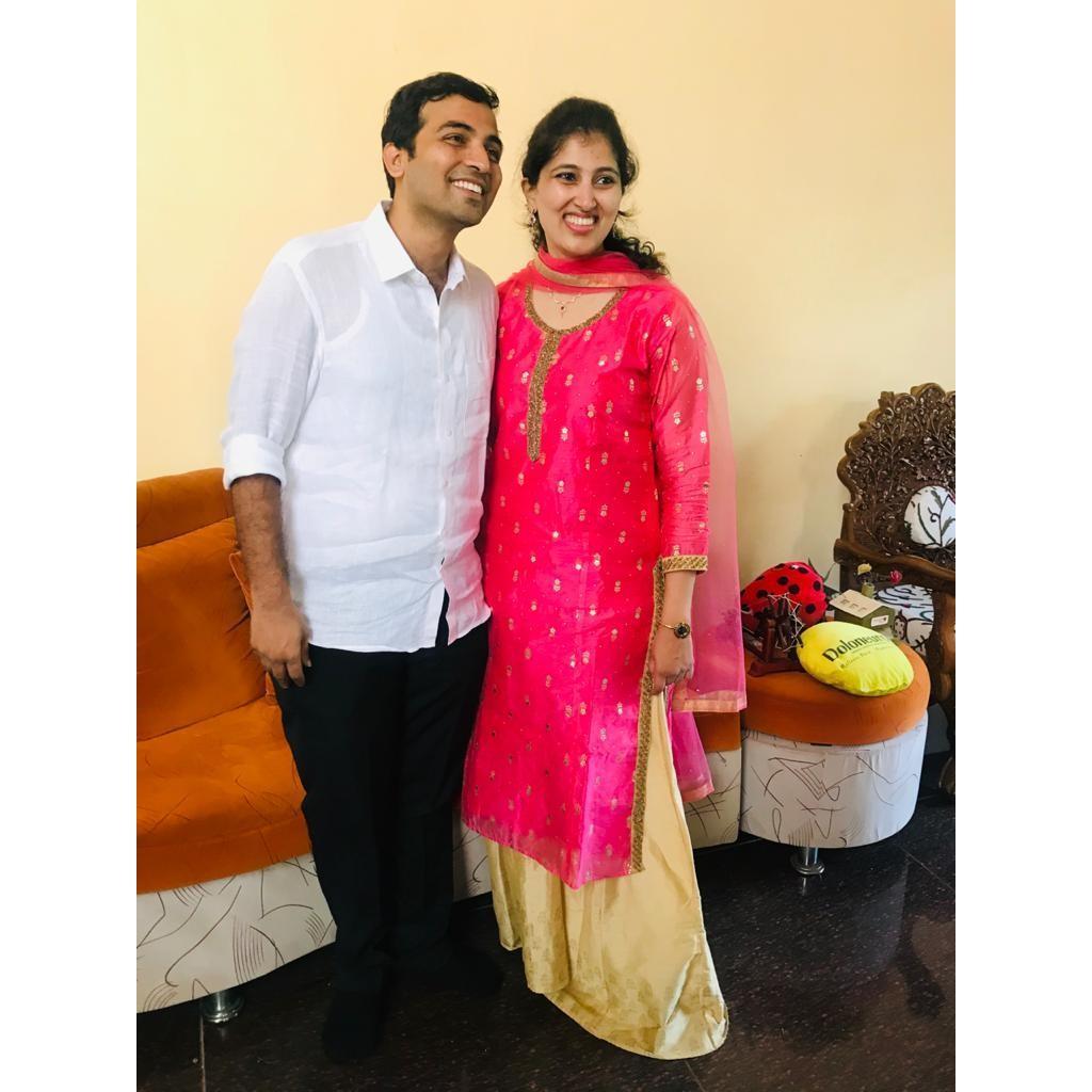 We first said "I love you" right before our someone from family snapped this pic of us.