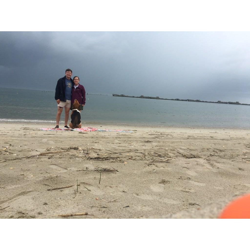 Our Engagement Spot - Kiptopeke State Park - Maryland