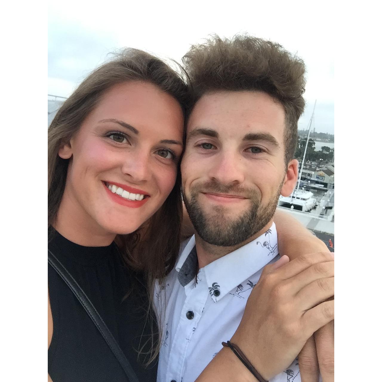 Ang and Kyle in San Diego.