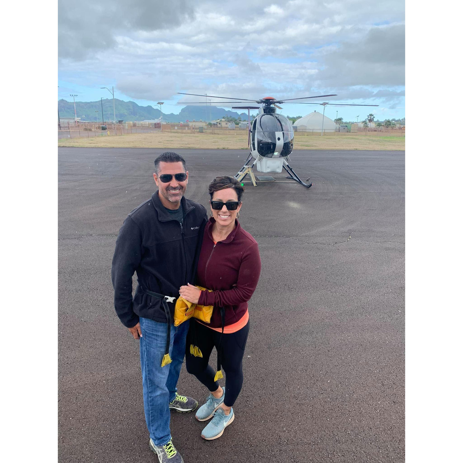 Birthday helicopter ride on Kauai