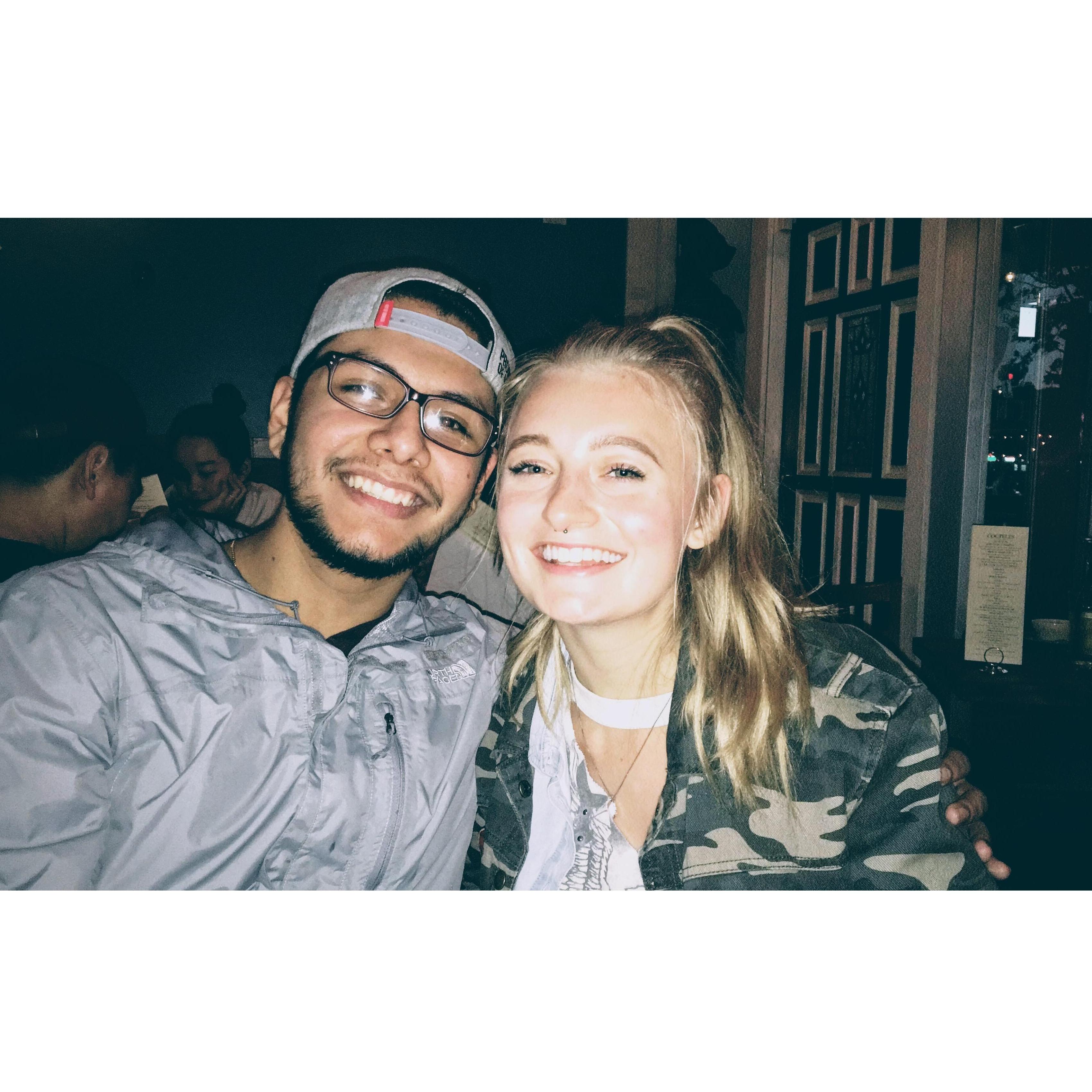 Faith's 20th birthday dinner