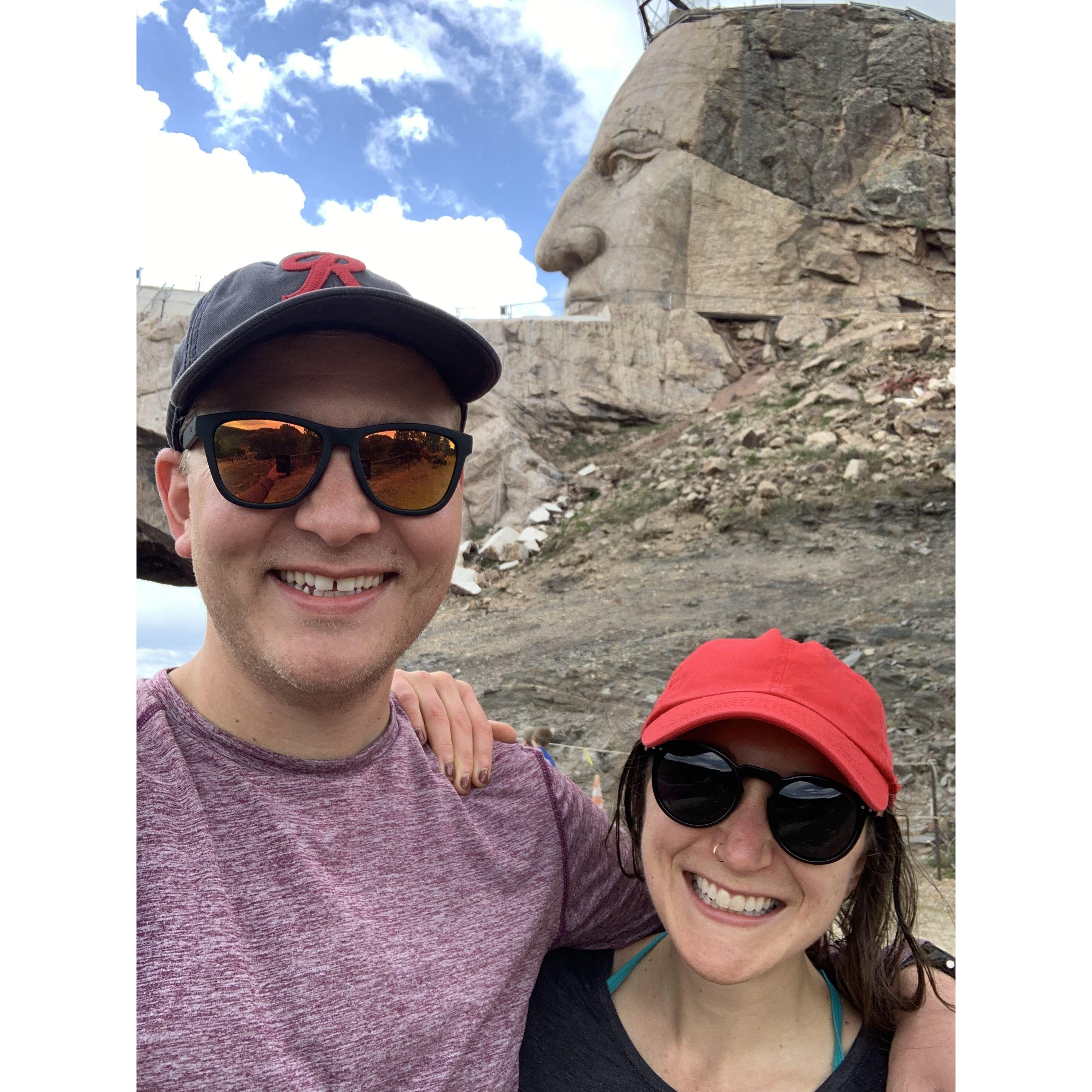 Hiking Crazy Horse in South Dakota