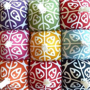 Door Stop, Maori, Linen Fabric, Pyramid, Hand Screen Printed, Hand Made