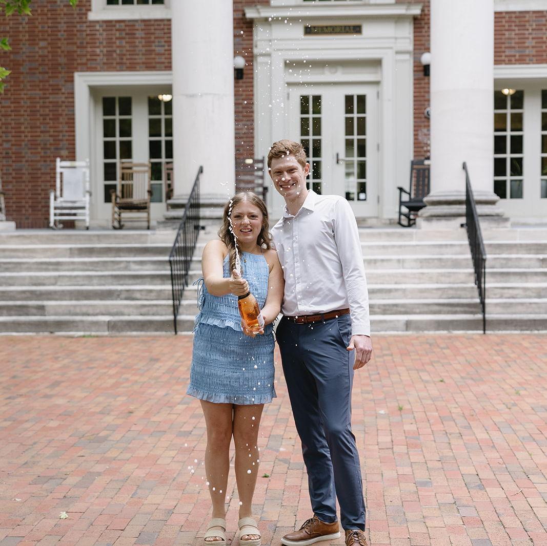 From graduation to engagement, Memorial House is the perfect setting for our love story!
