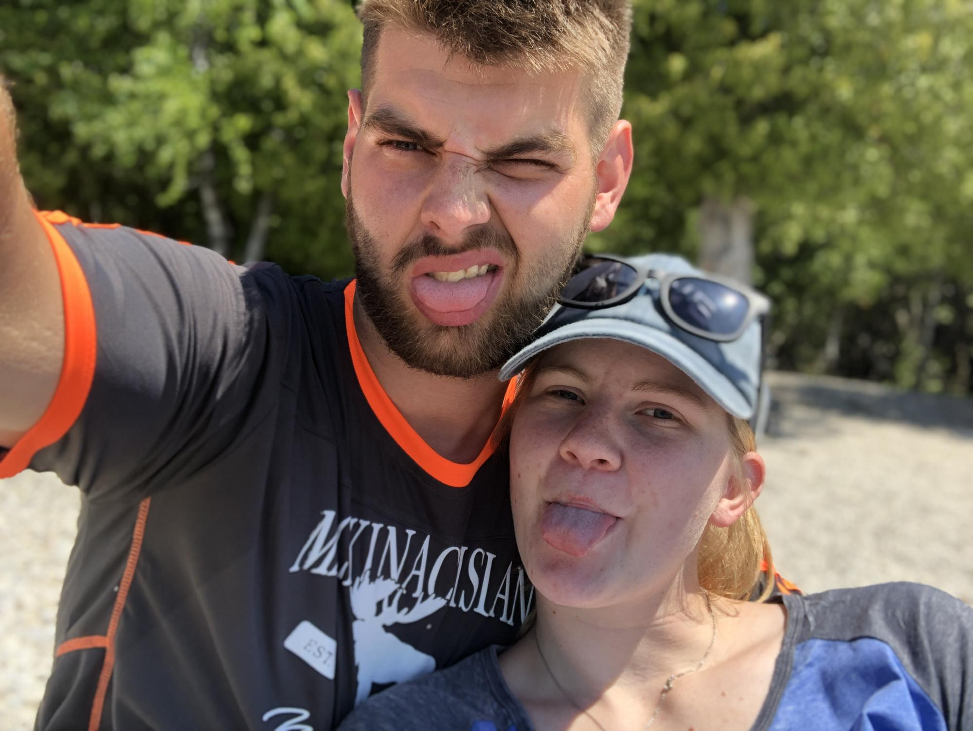 Can always be our goofball selves around each other.
