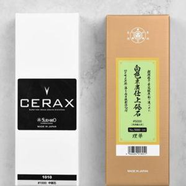 Suehiro Cerax 1000/Rika 5000 Whetstone Bundle