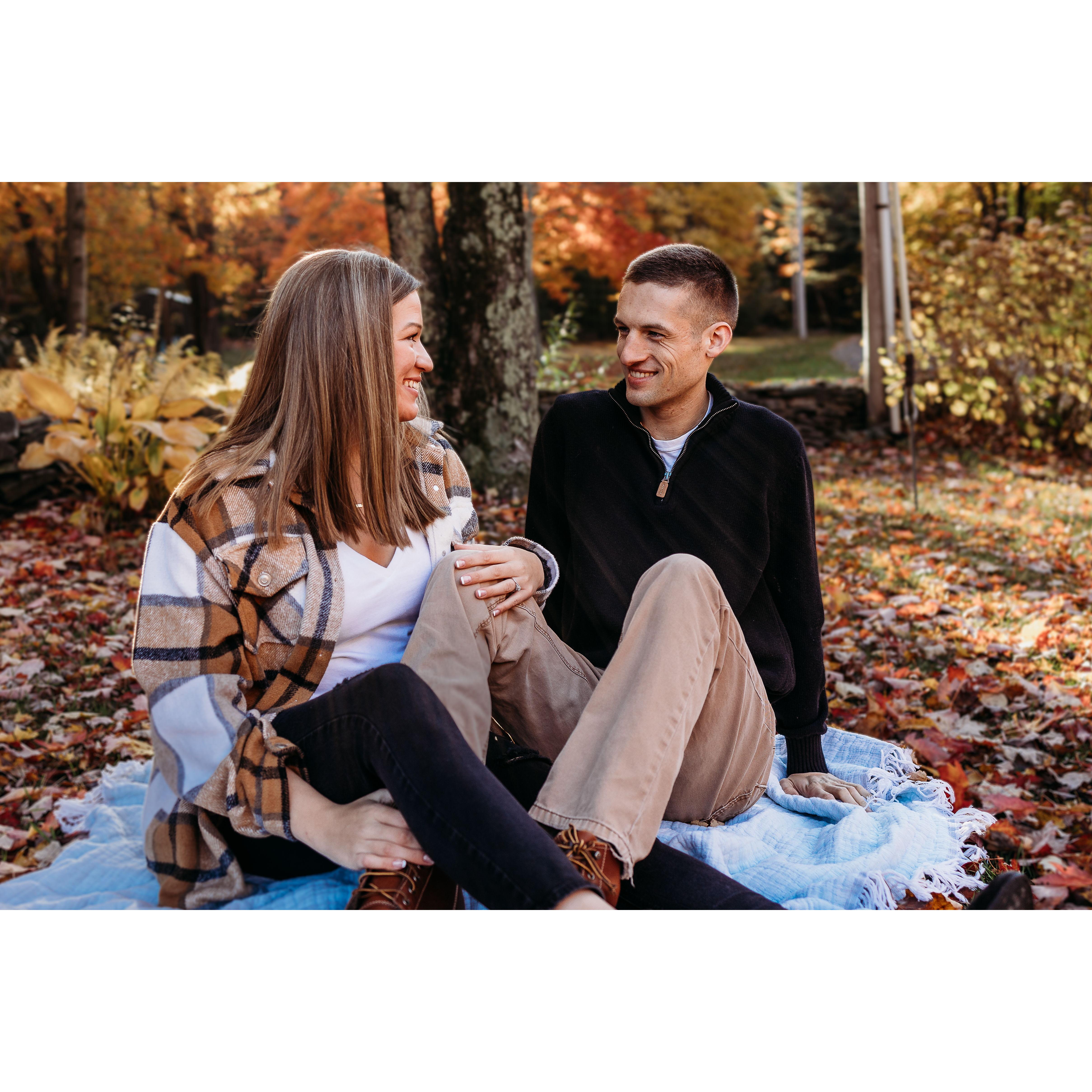 This was our first time taking professional pictures together