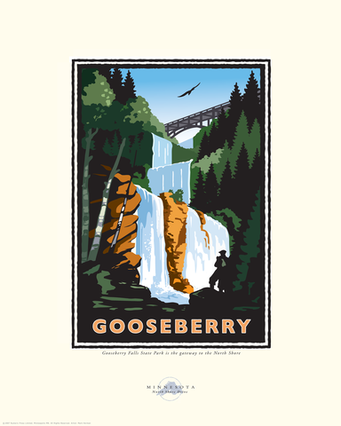 MN Gooseberry Falls by Mark Herman 16 x 20