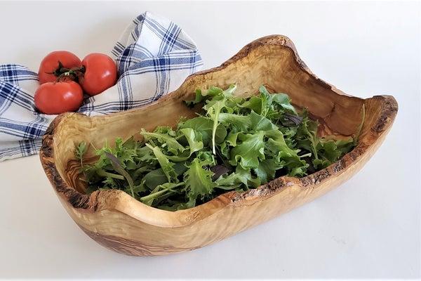 Olive Wood Serving Bowl
