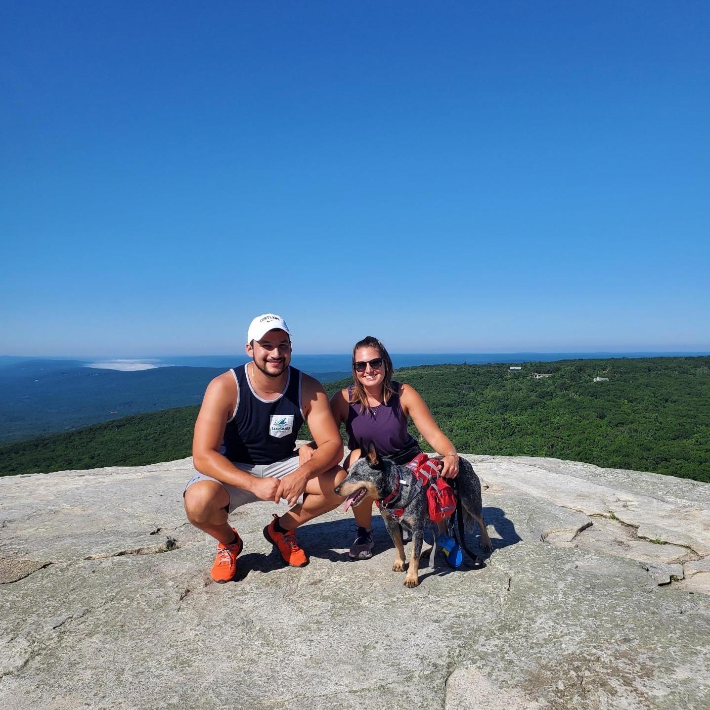 Sam's Point hike with our Juj.