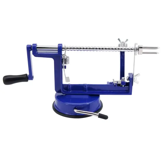 Our Table™ Apple Peeler with Vacuum Base in Blue