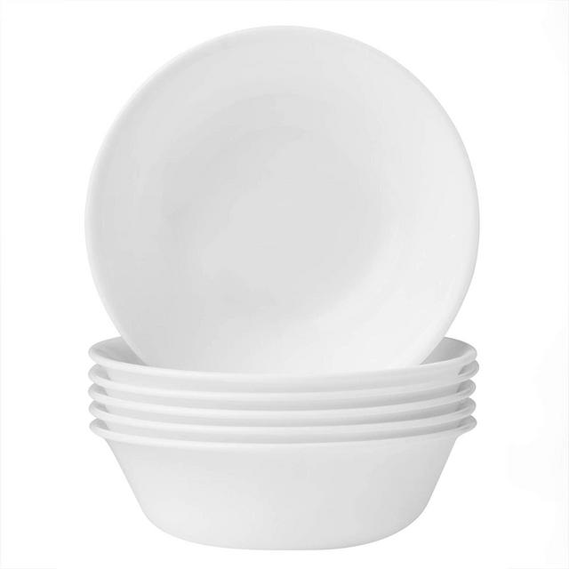 Corelle Soup/Cereal Bowls Set (18-Ounce, 6-Piece, Winter Frost White)
