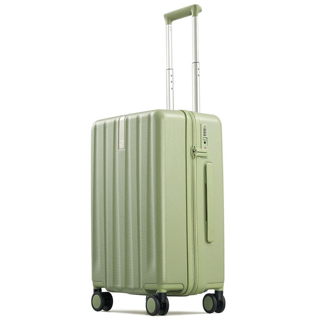 Hanke Upgraded Elite 22 Inch luggage Hard Shell Luggage, PC Hard Shell Suitcases with Wheels, TSA Lock, Explosion-Proof Zipper Suitcase for Business Travel Men & Women,Bamboo Green
