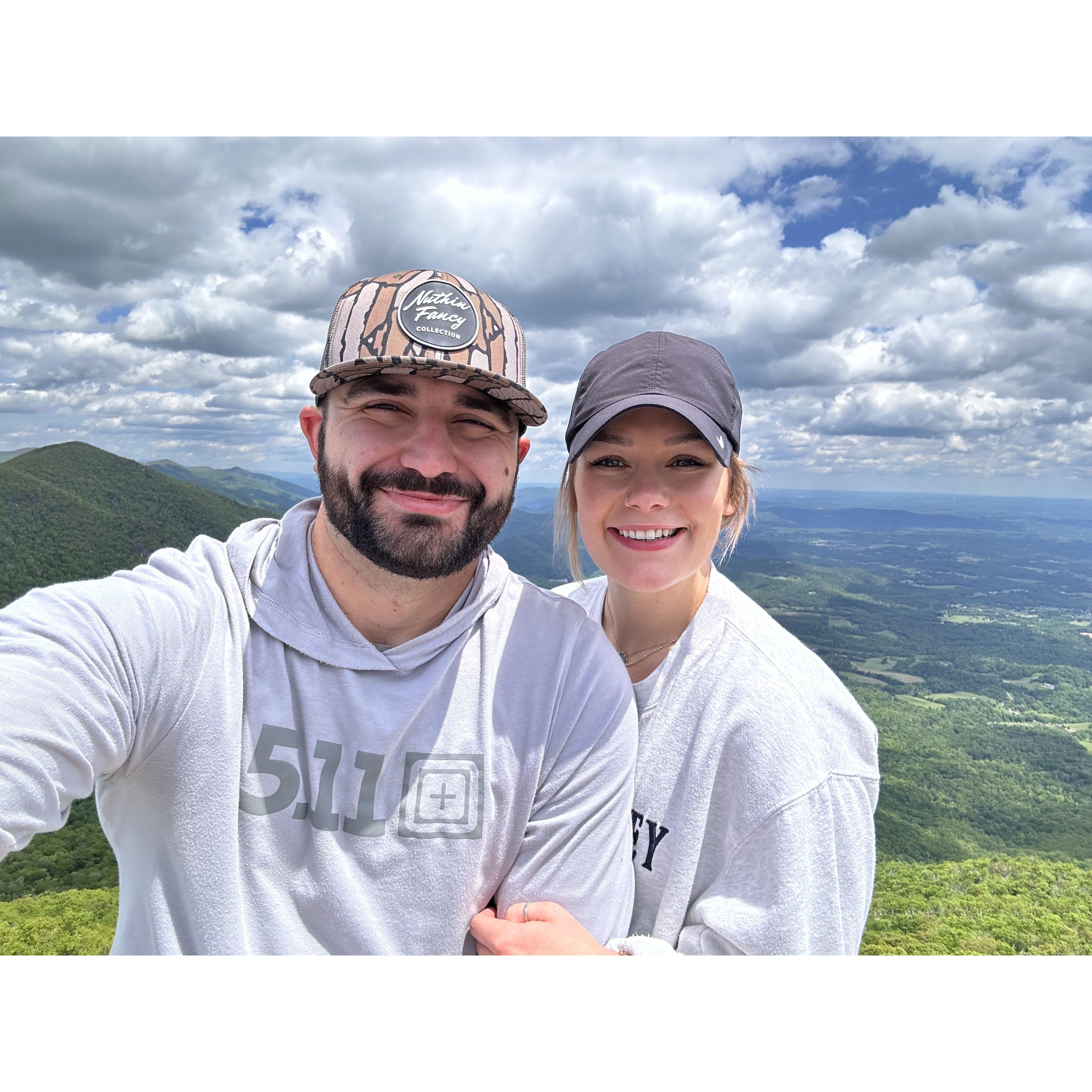 Hiking Sharp Top Mountain - Bedford, Virginia