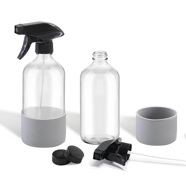 YOCASII 2PCS 500ml Glass Spray Bottles Set – Refillable spray bottles for Hair, Cleaning & DIY Solutions – Perfect for travel essentials, Home & Garden Use