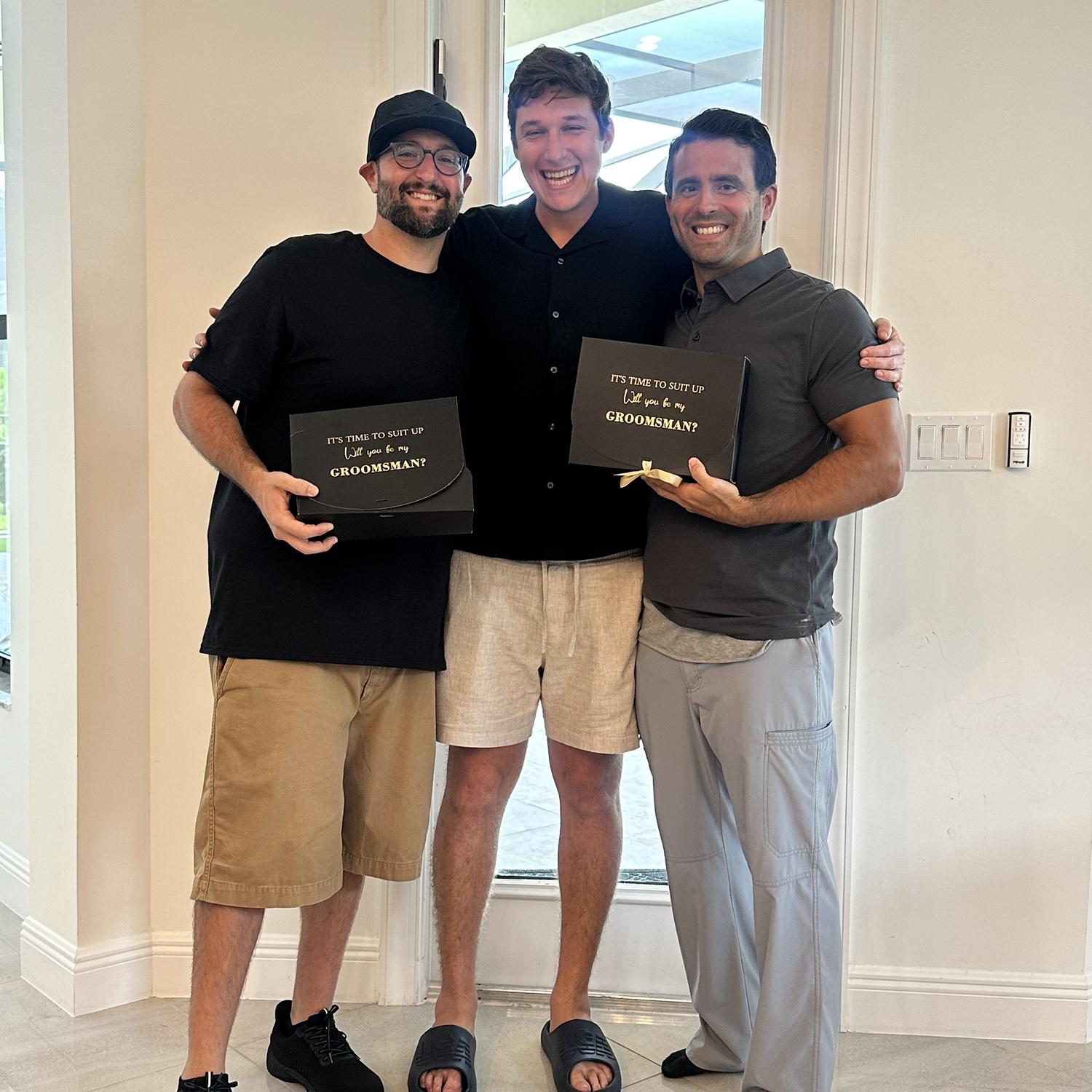 2024: Groomsmen Proposal with Greg & Brandon