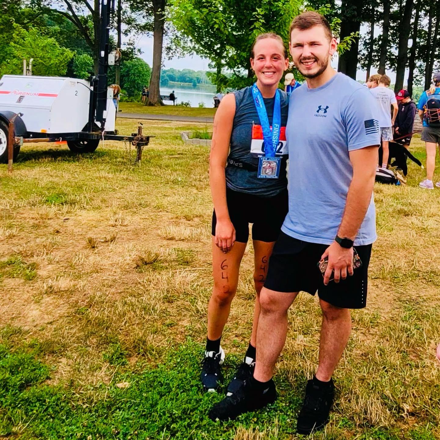 Bianca's first triathlon!