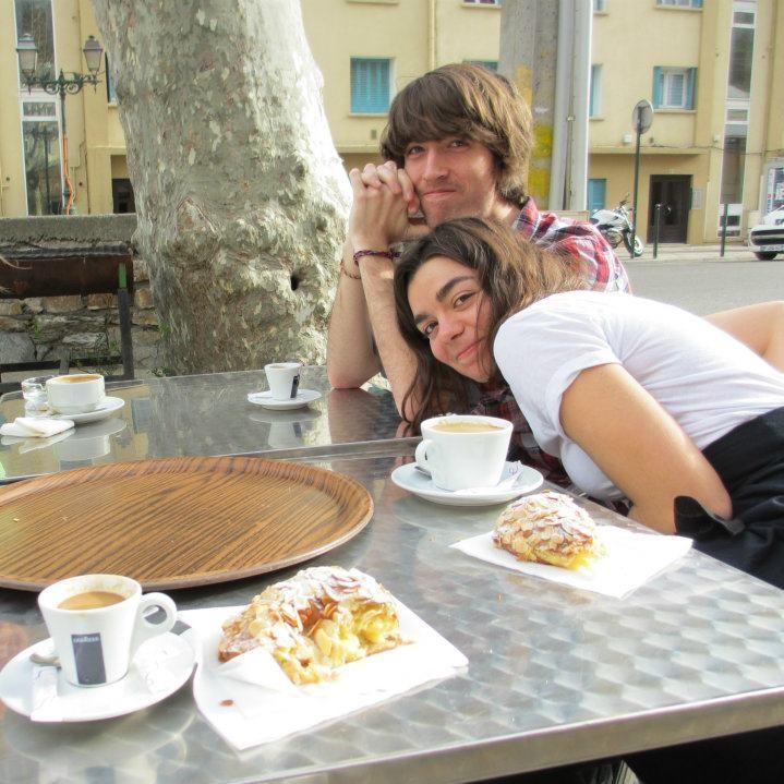eating too many almond croissants in corsica, 2012