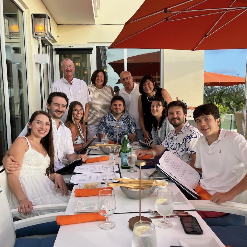 A wonderful dinner with family in Warwick Parrish, Bermuda. 08/03/24