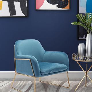 Nadir Velvet Arm Chair