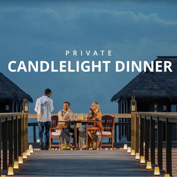Private Candlelit Dinner for Honeymoon