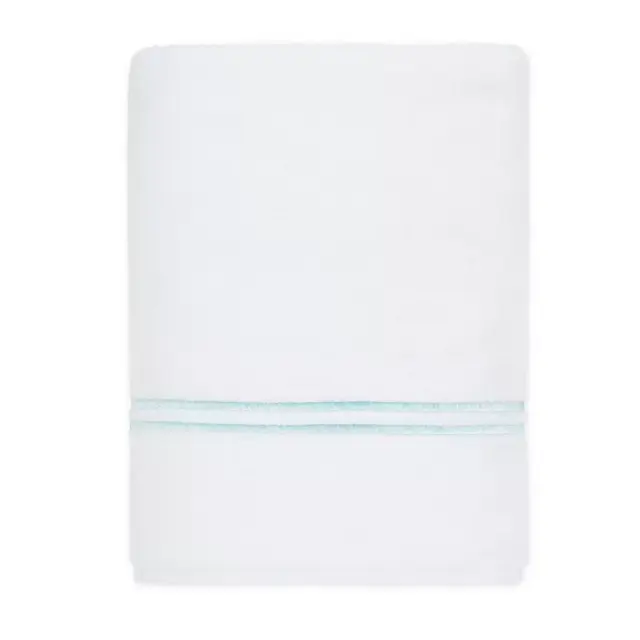 Wamsutta® Egyptian Cotton Bath Sheet in Blue/White