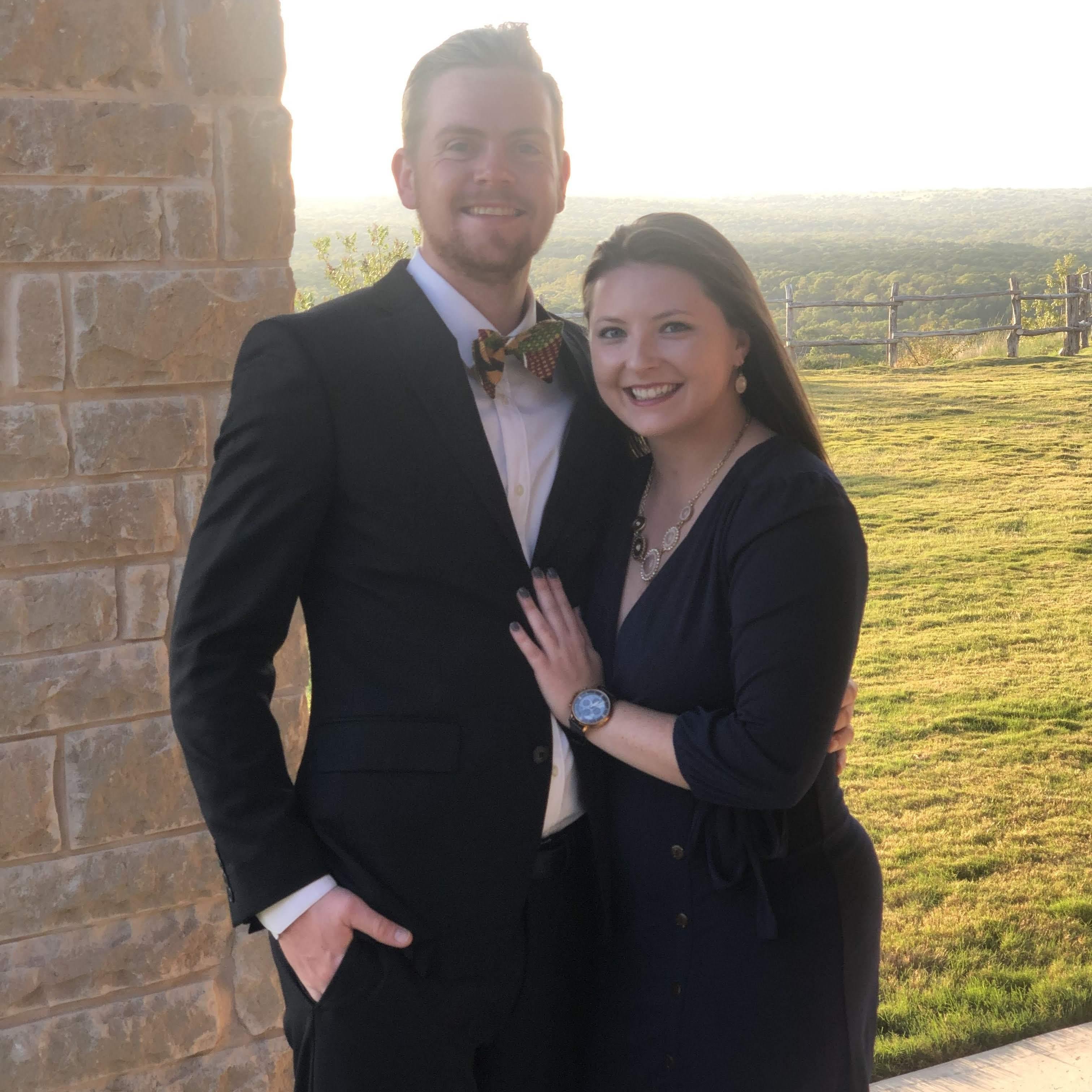 looking spiffy for Katie & Kent's wedding