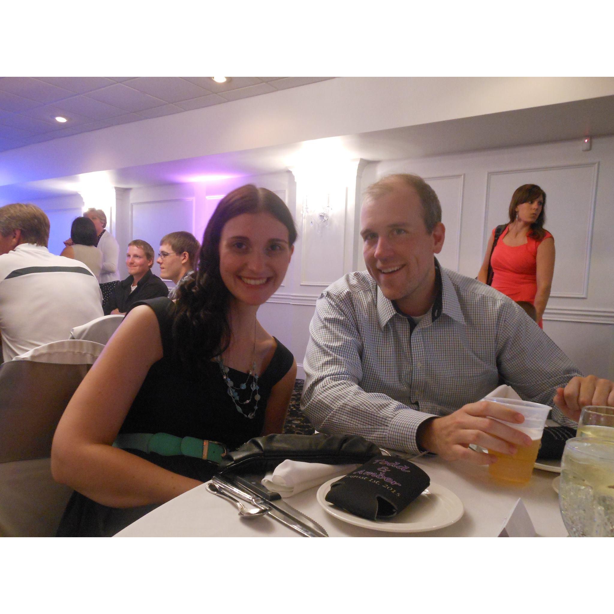 Our first picture taken as a couple - August 2015