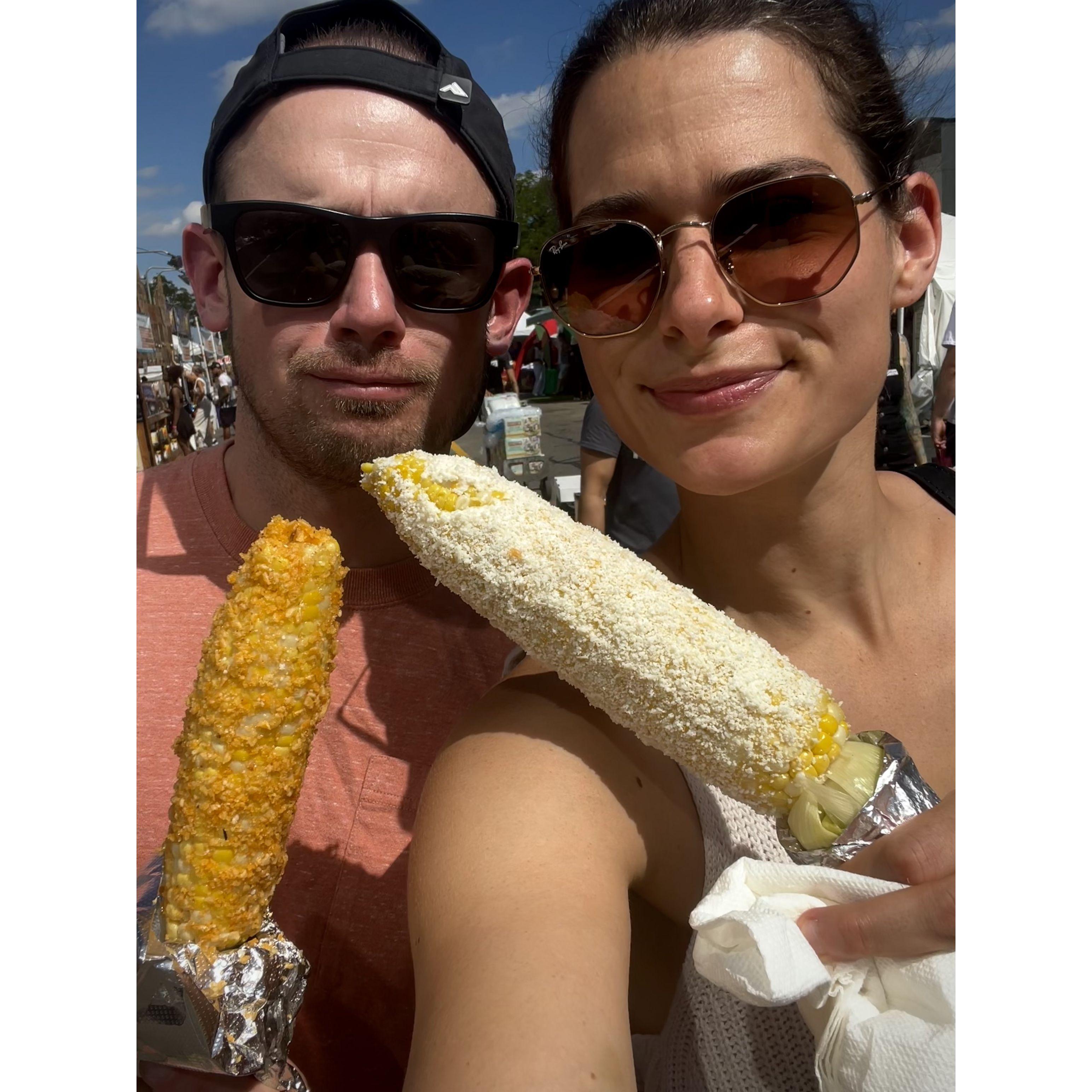 Our love for corn needs a special mention.