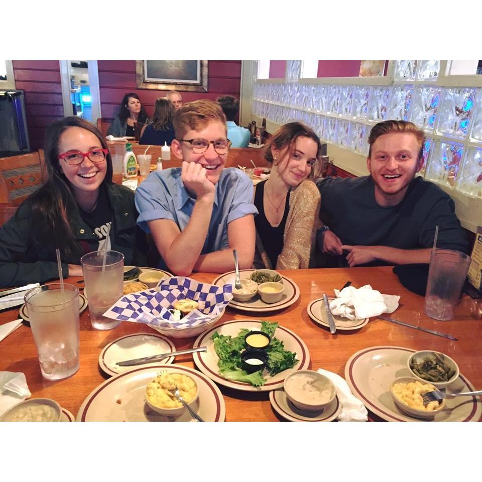 A farewell breakfast at Dixie Cafe with our great buddies, Haven and Chris.