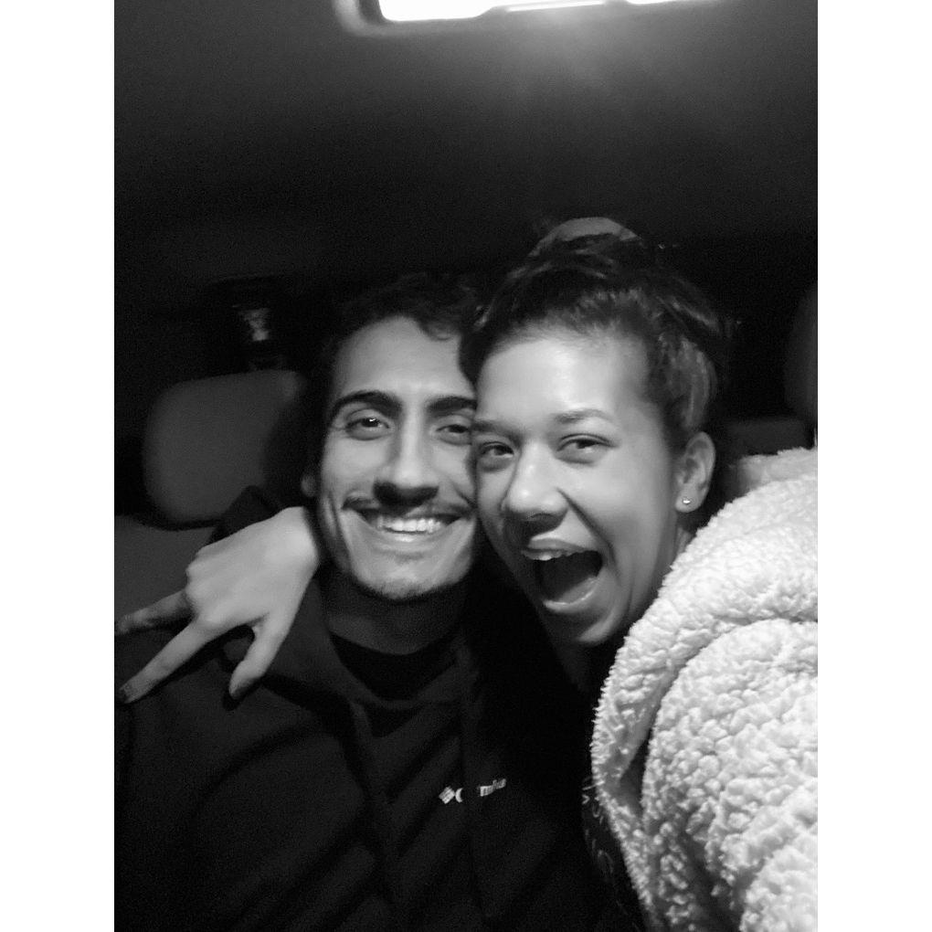 Driving around looking at Christmas lights!