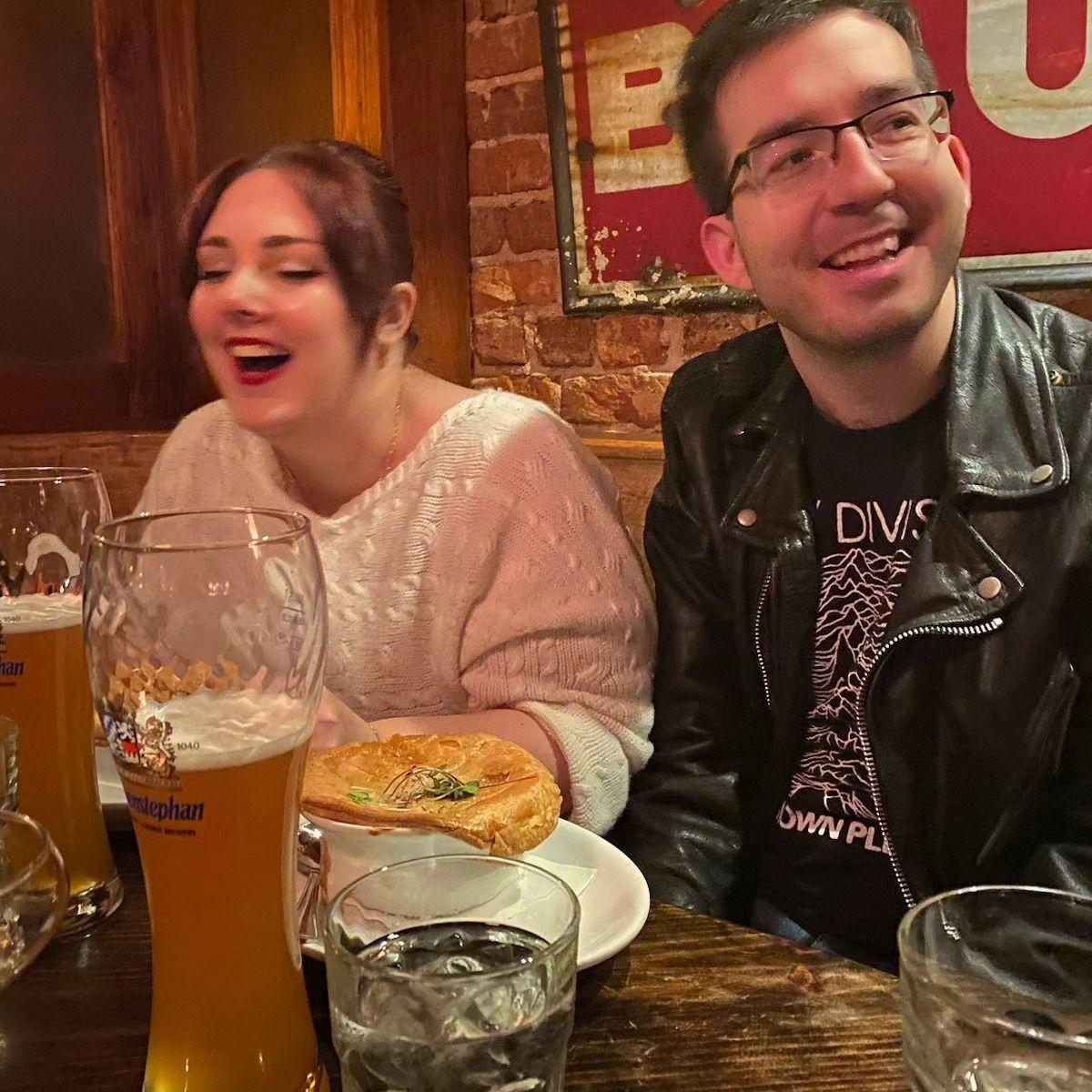 A typical night out for the two of us