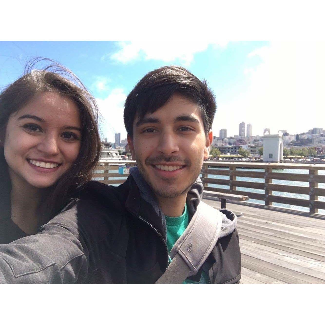 Our first trip together! We went to SF after graduation 2016