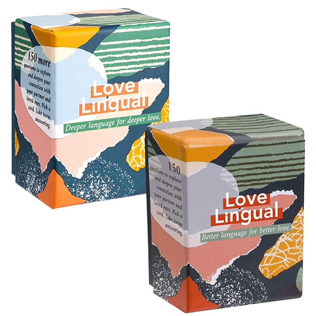 Love Lingual: Card Game - Better Language for Better Love - 300 Conversation Starter Questions for Couples - to Explore & Deepen Connections with Your Partner - Date Night & Relationship Cards