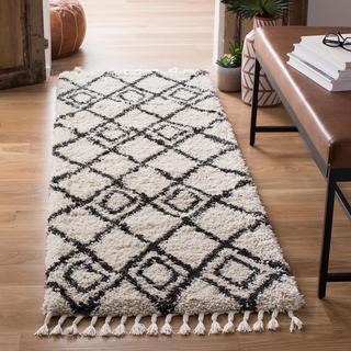 Moroccan Fringe Shag Cune Runner