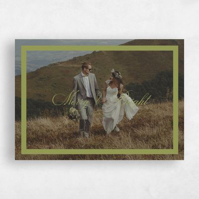 Marsh Green Holiday Card - Eaton Landscape