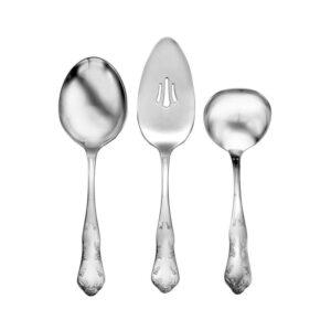 Martha Washington | Liberty Tabletop Floral Silverware Made in America - 3 Piece Hostess Set