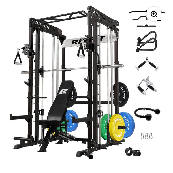 RitFit M1 PRO Smith Machine - Best All-In-One Home Gym Workout Equipment