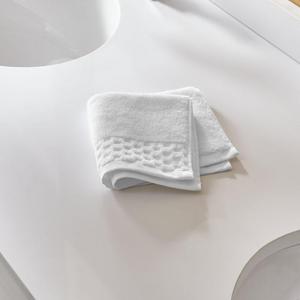 Zero Twist Quick Dry White Washcloth