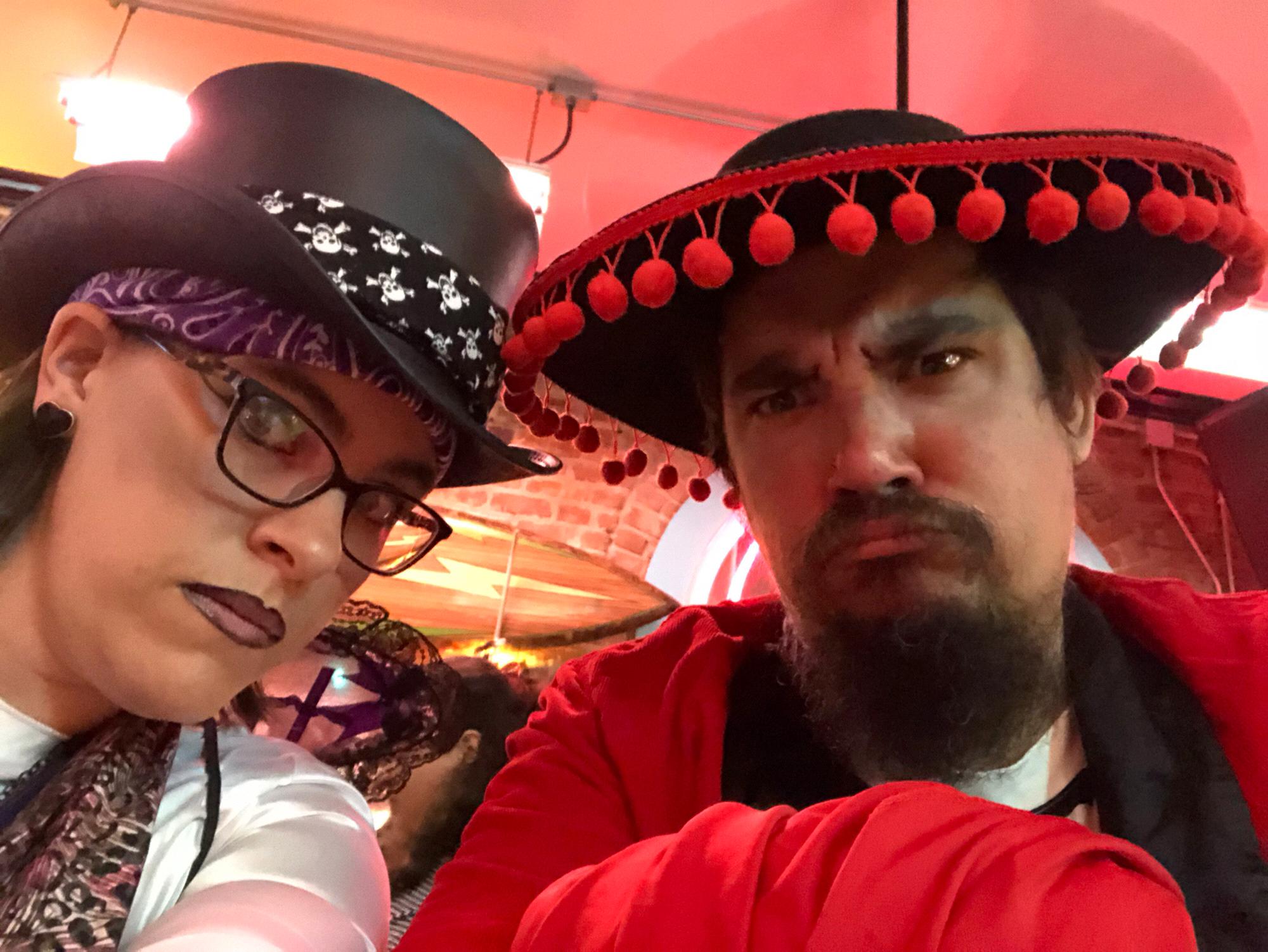 We love to dress in costumes-here’s one of our Halloween renditions