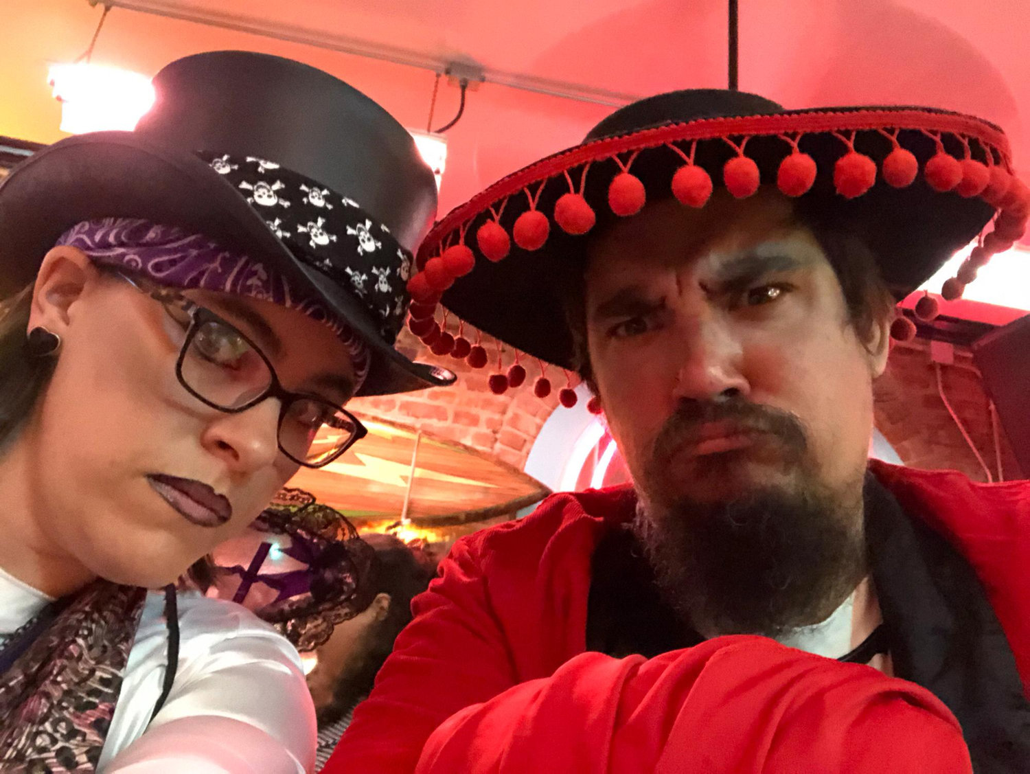 We love to dress in costumes-here’s one of our Halloween renditions