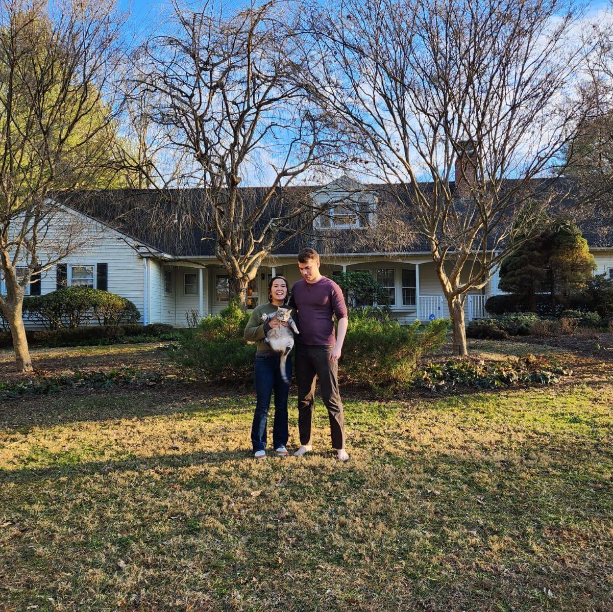 1 Mar 25: We commemorated our move in to our current home in Clarksburg, MD, with one of our baddest boys, Fitz.