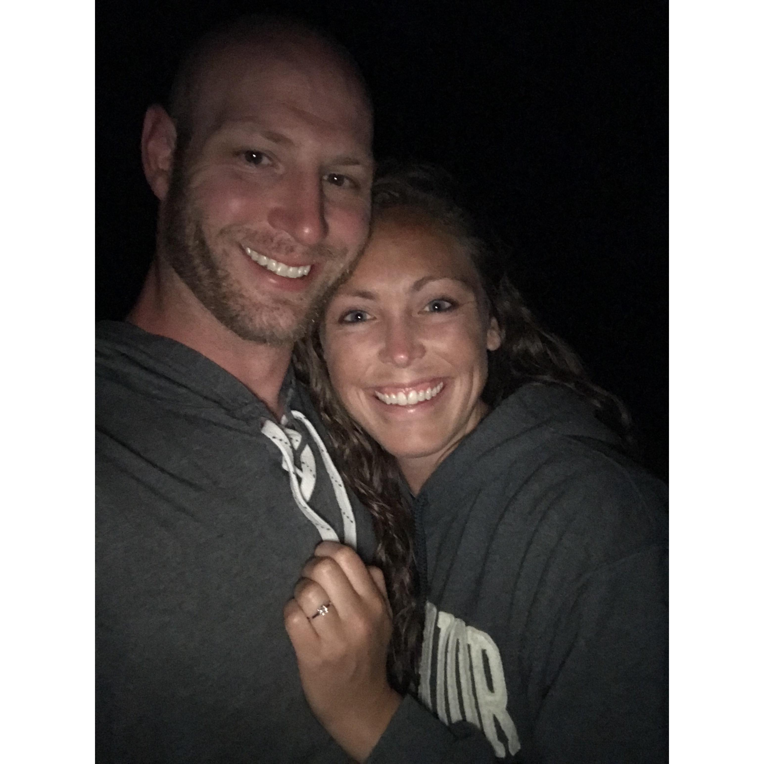 Moments after getting engaged :)