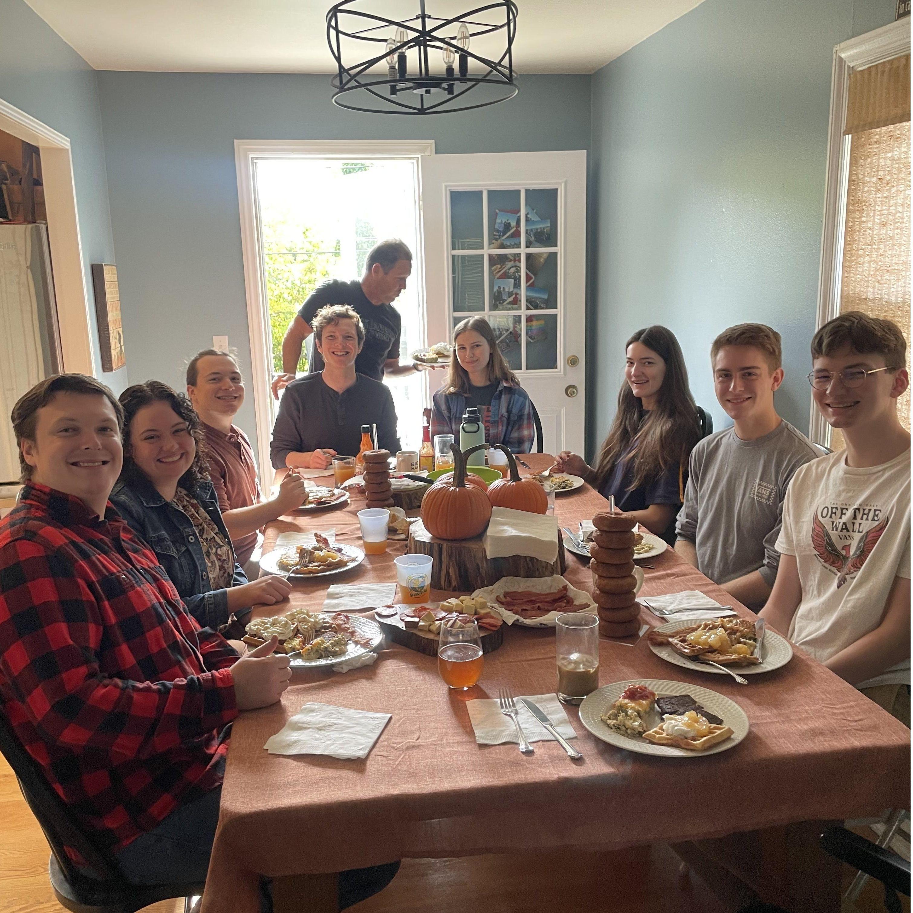 Thanksgiving at Dad and Kates.