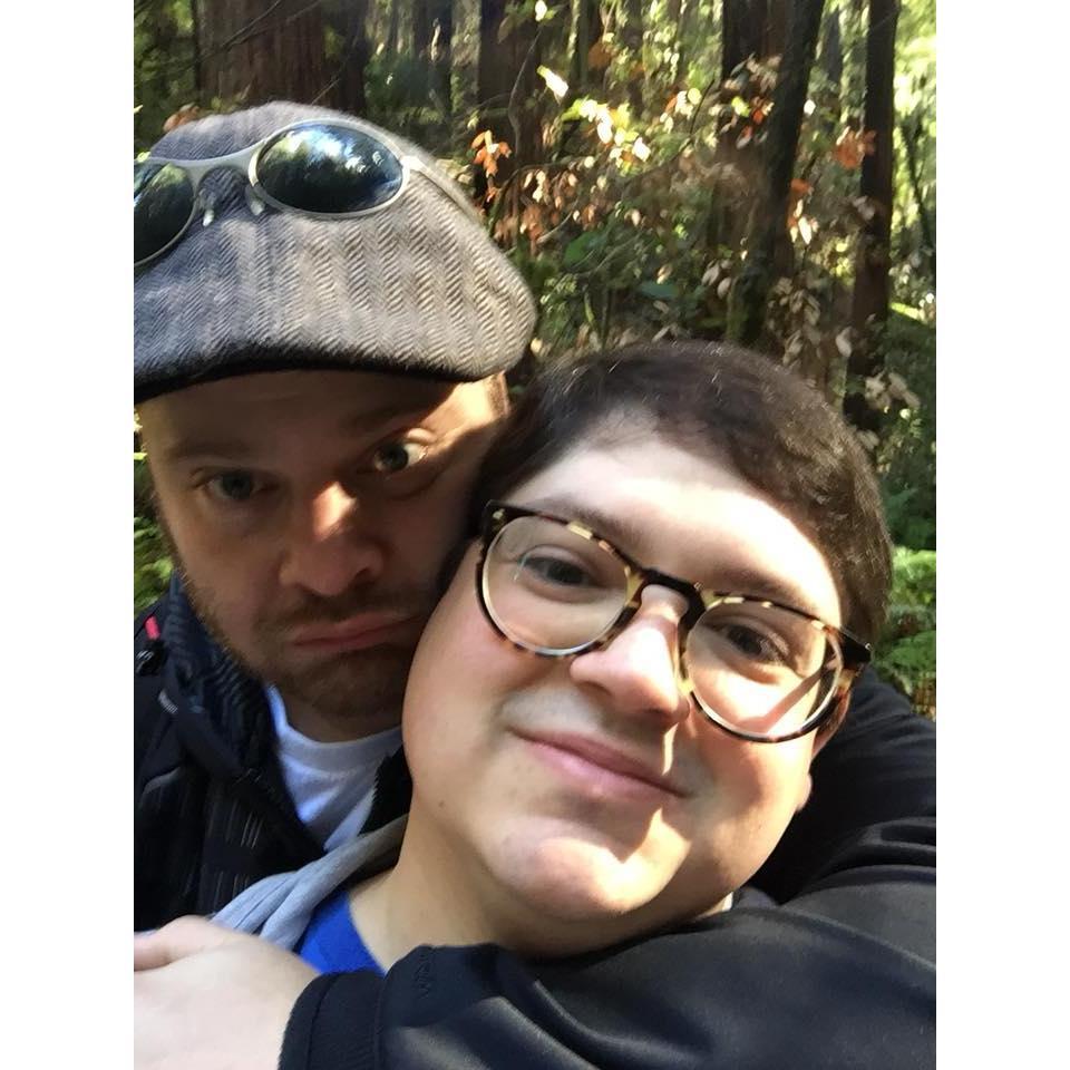 The happy couple on the Forest Moon of Endor.